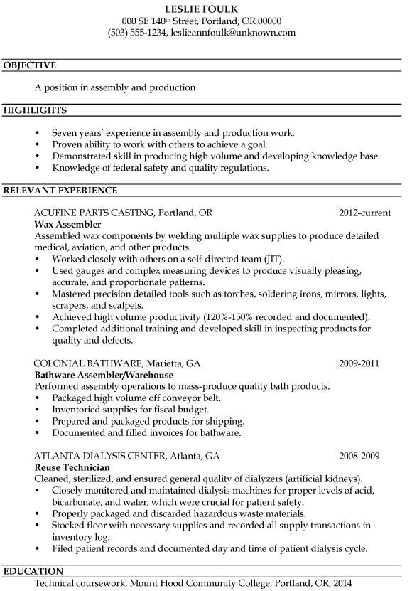 no college degree resume samples archives