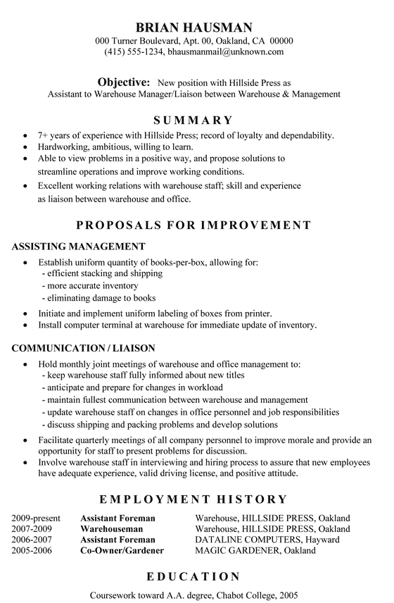 Made resume