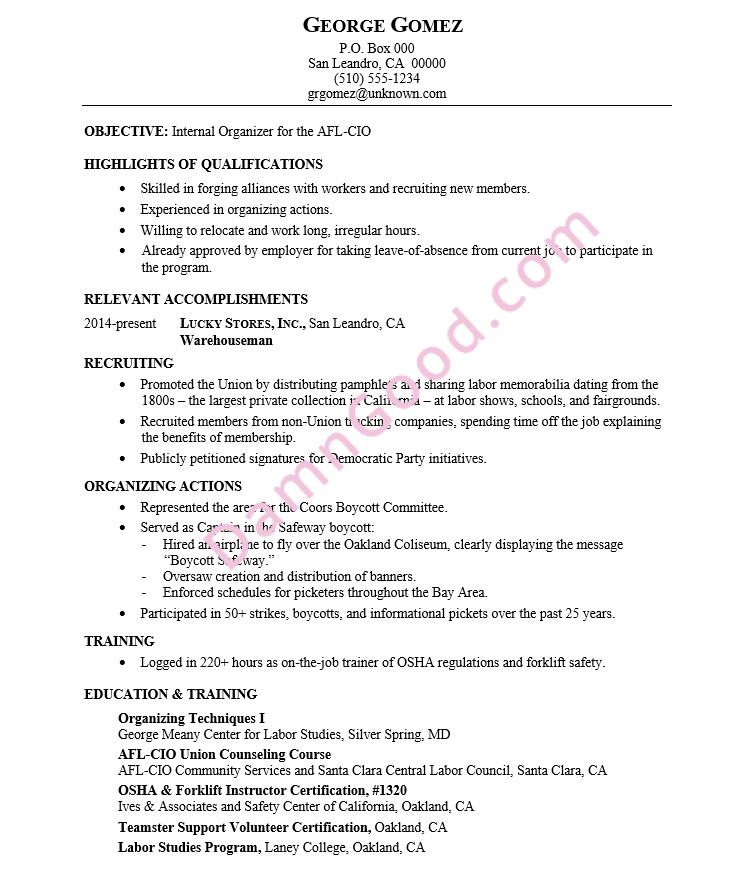 no college degree resume samples archives